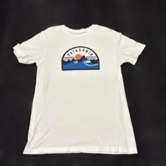 ま*認様 PATAGONIA グラフィック Tシャツ M ホワイト