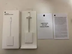 Apple 純正SDカードリーダー　Lightningタイプ