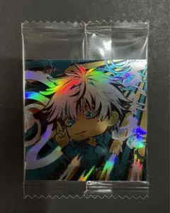 呪術廻戦 ディフォルメ シール ウエハース 五条悟 呪術3-28 特級R・極