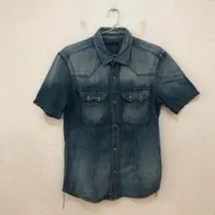 ラウンジリザード LOUNGE LIZARD デニムシャツ 半袖【2】
