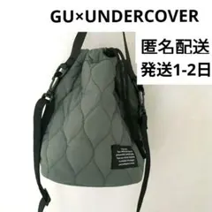 値下げ‼️GU×UNDERCOVER　キルティングサコッシュ　匿名配送　カーキ