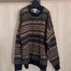 L.L.Bean ノルディック柄 フェアアイル セーター ニット Lサイズ