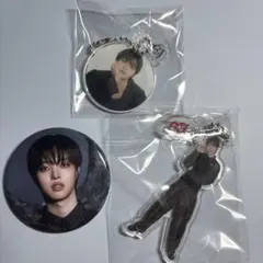 &TEAM EJ ウィジュ　缶バッジ　アクリルチャーム　　フォトキーリング