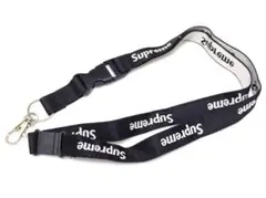 Supreme Lanyard Red Black ランヤード 黒 - メルカリ