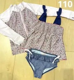 プティマイン♡ラッシュガード・水着セットアップ♡110cm