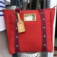 ルイヴィトン　アンティグアカバMM ルージュ　M40034