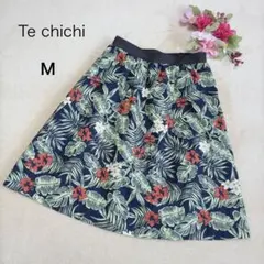 【Te chichi テチチ】ボタニカル柄 花柄 フレアスカート リゾート Mのサムネイル