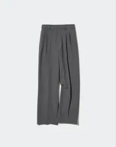 【UNIQLO】 タックワイドパンツ(ツータック・丈標準)