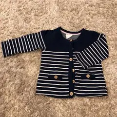 H&M マリン ボーダー カーディガン