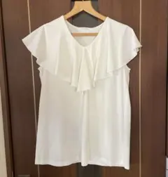 DoCLASSE 半袖ブラウス ホワイト