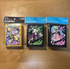 デッキシールド リーリエ＆ピッピ　ナンジャモ　N&チョロネコ　3セット未開封