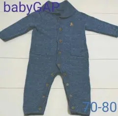 ベビーギャップ ロンパース カバーオール 70 長袖 くま 赤ちゃん