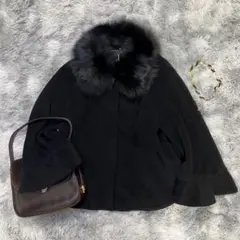 ファー ポンチョ