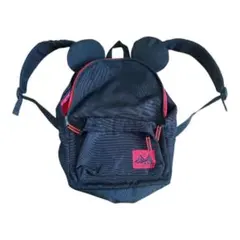 ミッキーマウス耳付き黒リュック大人用