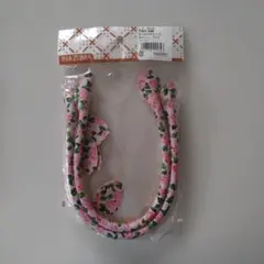 バッグ用持ち手40cm　花柄　うすピンク
