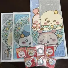 ちいかわセブンイレブン限定　 クリアファイル3枚　缶ミラー７個セット　ノート2冊