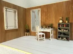 ドールハウス一式＊レトロ＊アンティーク＊ミニチュア＊ハンドメイド