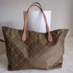 美品　russet(ラシット)ナイロン×レザートートバッグ