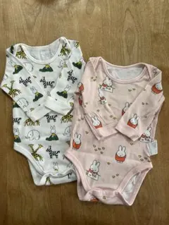 ユニクロ 長袖 ロンパース ミッフィー 70