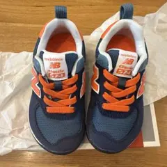 New Balance 574 スニーカー ブラックネイビー 14.5