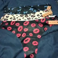 Tバック 3枚セット Mサイズ　ヒョウ柄