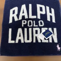新品タグ付き！ Ralph Lauren ネイビー タオルハンカチ
