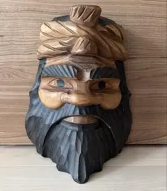 般若面 木製 能面 お面 魔除け 厄除け 壁掛け 開運 伝統工芸品 - メルカリ