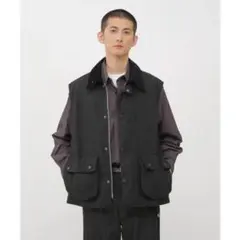 マーガレットハウエル×バブアー　DRY WAX COTTON （BLACK）のサムネイル
