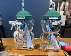 台湾　スターバックス　ベアリスタ　ガラスタンブラー