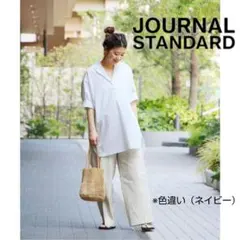JOURNAL STANDARD 80タイプライターチュニックシャツ ネイビーFのサムネイル