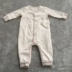 美品✳︎Baby GAP 淡いピンク クマデザインロンパース 60㎝