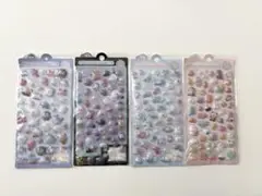 立体ぷくぷくシール　4枚セット