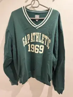 GAP 1969 Vネック トレーナー M グリーン