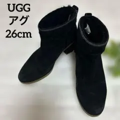 UGG アグ シープスキン・ショートブーツ ブラック 26cmのサムネイル