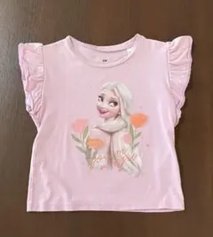 H&M エルサ　Tシャツ 104 パープル