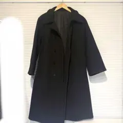 [ABITOKYO] 黒 チェスターコート ロングコート