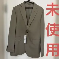 【未使用】LT茶 防シワ ウォッシャブルジャケット L