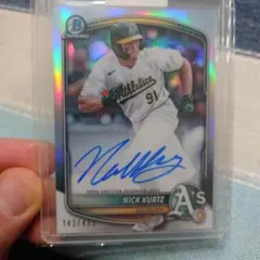 Nick Kurtz ニックカーツ 直筆サイン auto /25 RC - メルカリ