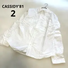 CASSIDY'81 キャシディ’81 ボタンダウン シャツ コットン 白 2