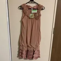 お呼ばれドレス　膝丈　二次会ドレス　Mサイズ