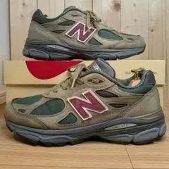 【極美品/USA製】New Balance M990GP3 オリーブ 25.5㎝のサムネイル