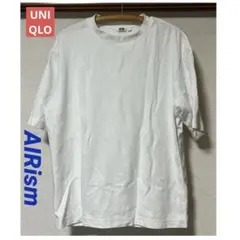 UNIQLO AIRism ホワイト Tシャツ Lサイズ
