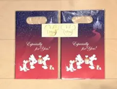 ディズニーギフトバッグ 2枚セット シール付き