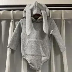 うさぎ うさ耳　ベビー　カバーオール　ロンパース 70 80 男の子　女の子