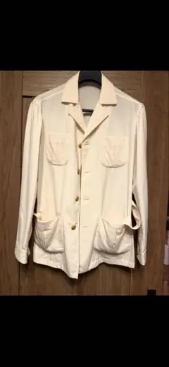 Brunello Cucinelli 白 麻100% シャツジャケット イタリア - メルカリ