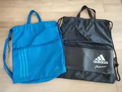 adidas ナップザック2点セット スポーツバッグ　レッスン　プール　ボール入のサムネイル
