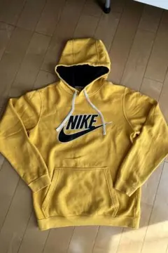 Nike イエロー フード付きプルパーカー Mサイズ