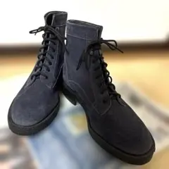 Tricker's スエード ワークブーツ ネイビーのサムネイル