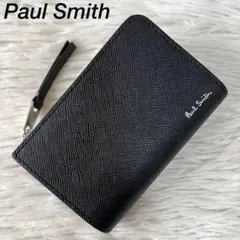 【新品未使用】ポールスミス　ブライトストライププラー コイン＆キーケース