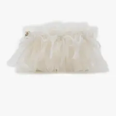 snidel home チュール ポーチ ホワイト リボン ❗️新品未使用❗️